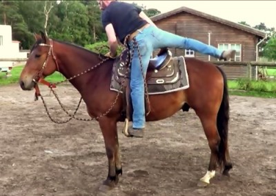 Natural Horsemanship: how to mount gently and seat lightly on the saddle